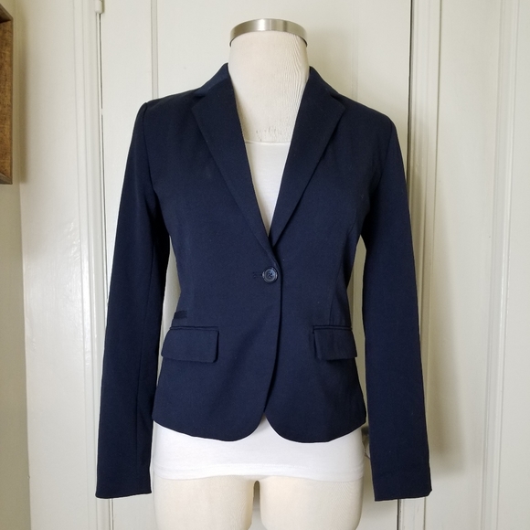 Merona Jackets & Blazers - MERONA dark blue lined blazer jacket